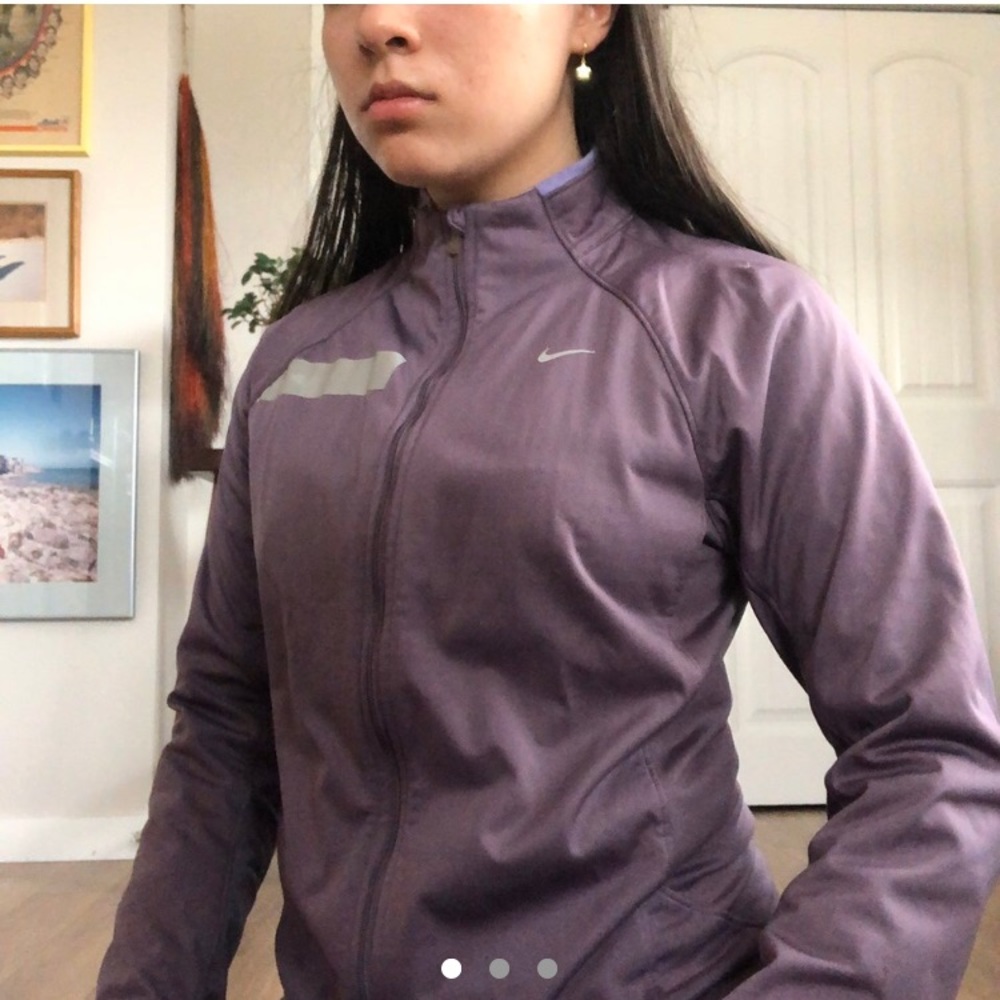 Purple Nike Zip Up
